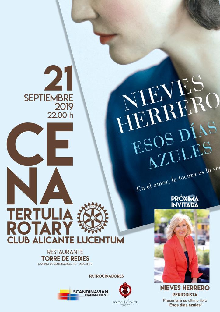 Conferencia en RC Alicante Lucentum de Nieves Herrero